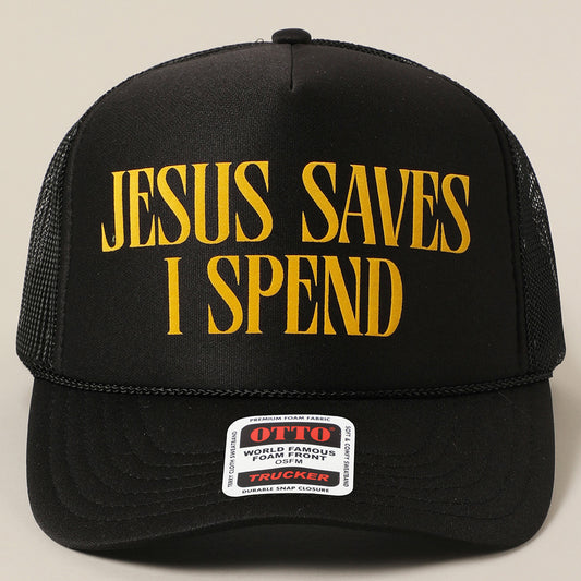 The “JESUS SAVES” cap