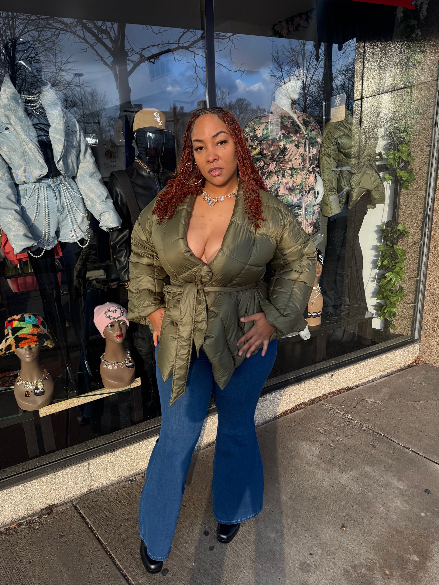 The “Wheres My Waist puffer coat