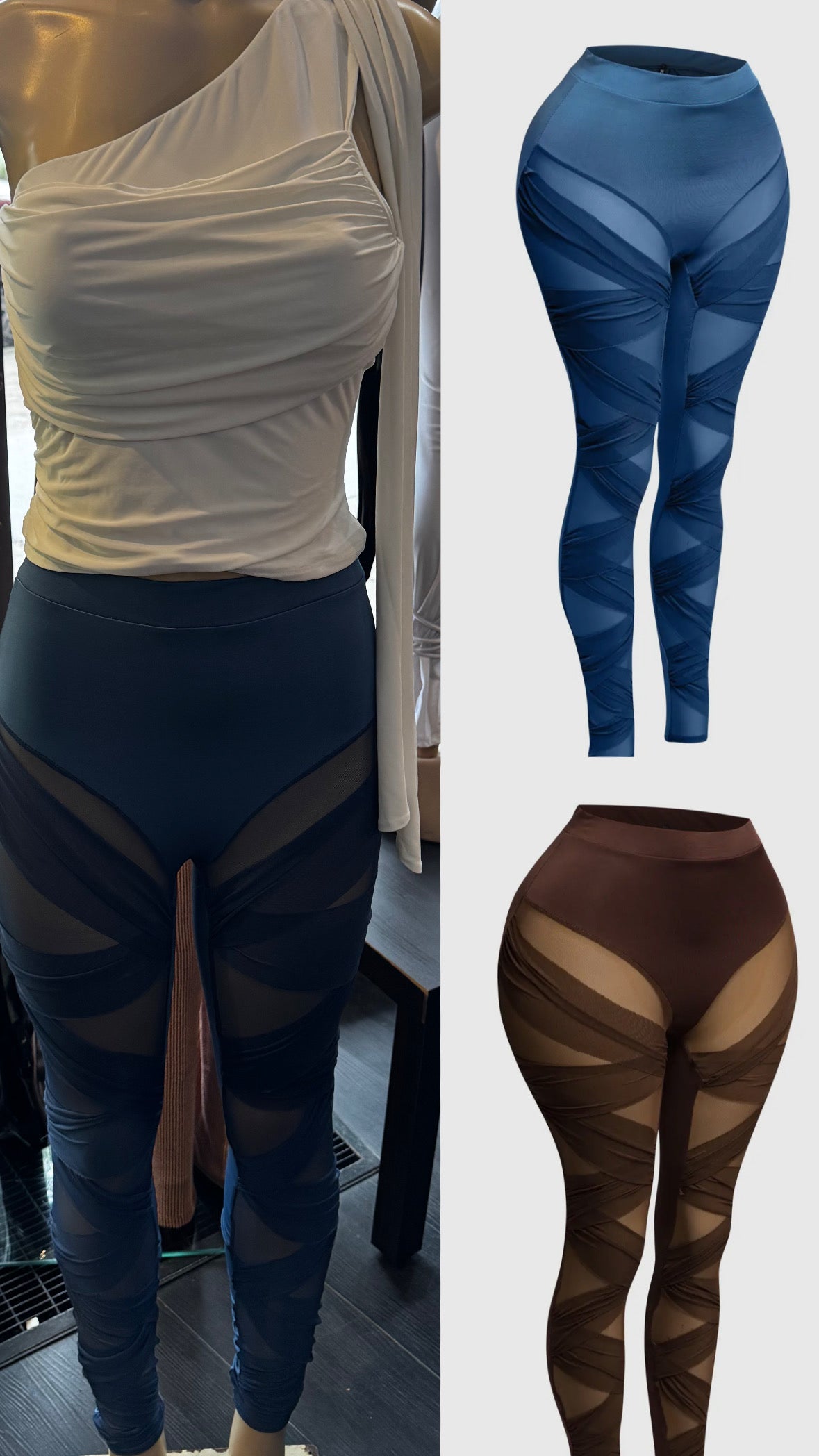 The”Now You See” mesh legging