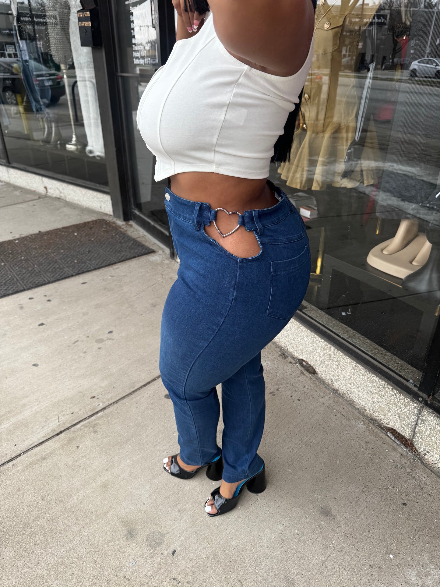 The “I Heart You” skinny jean