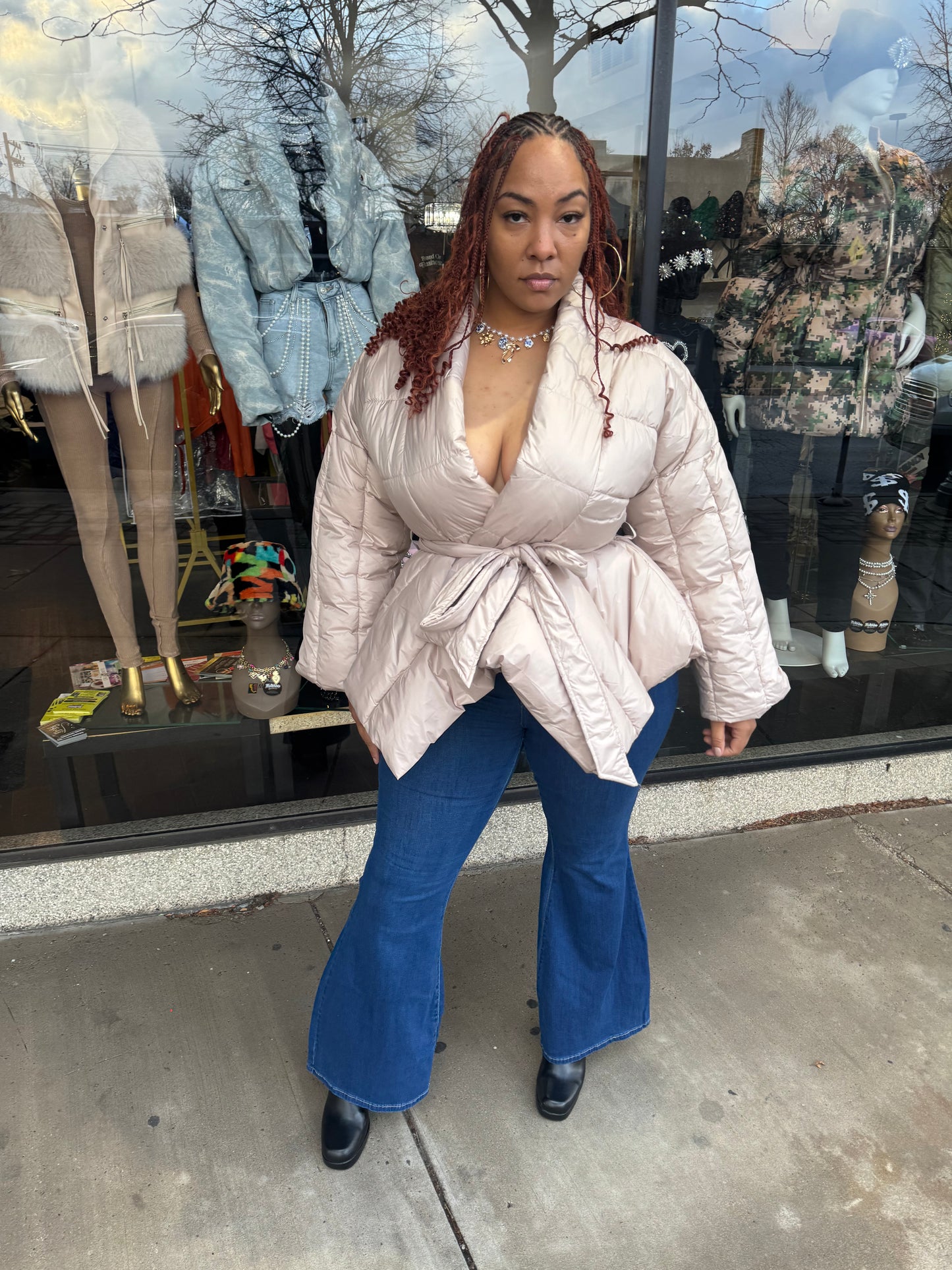 The “Wheres My Waist puffer coat