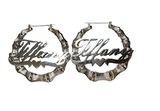 Custom Bamboo Earrings