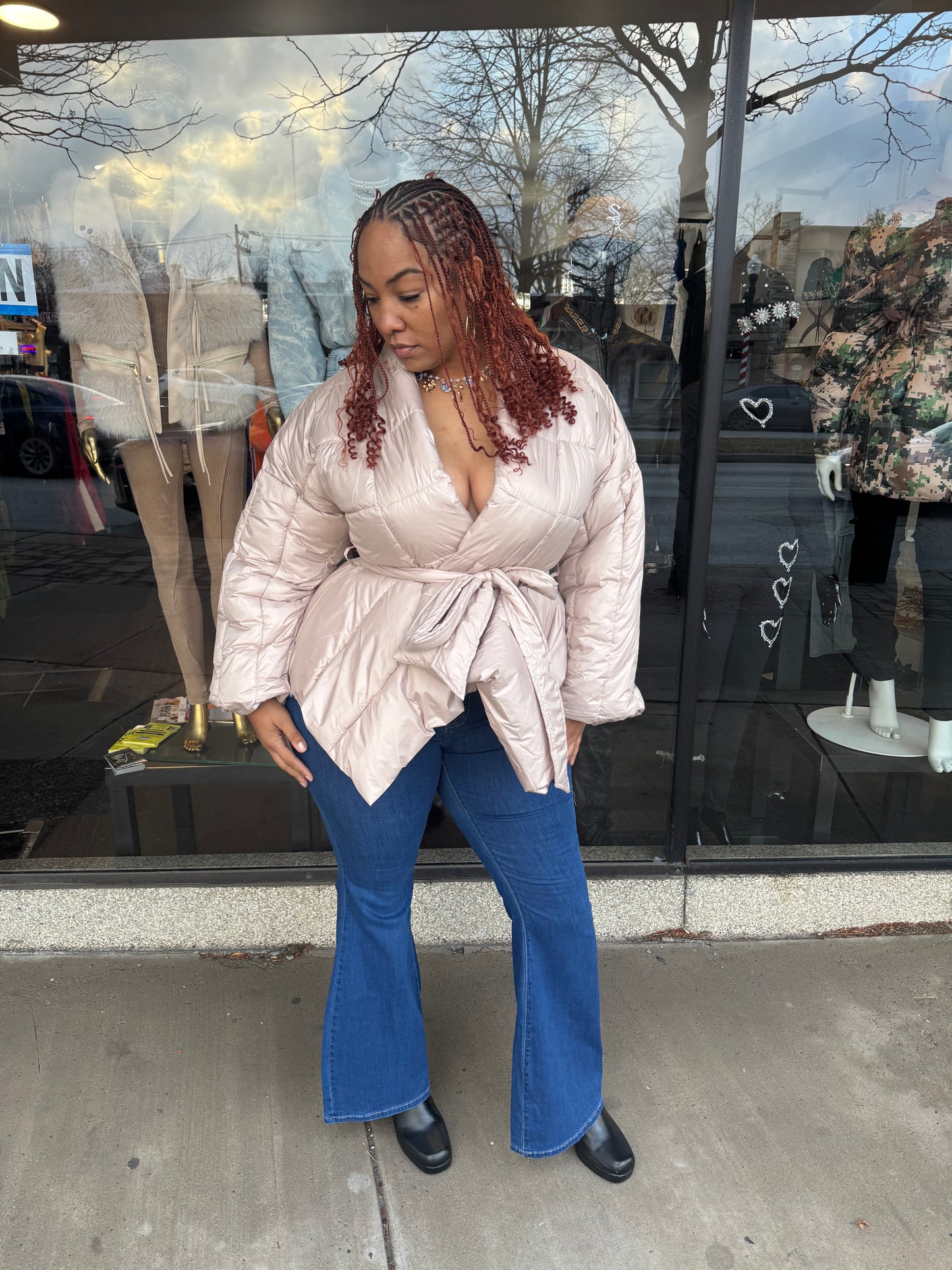 The “Wheres My Waist puffer coat