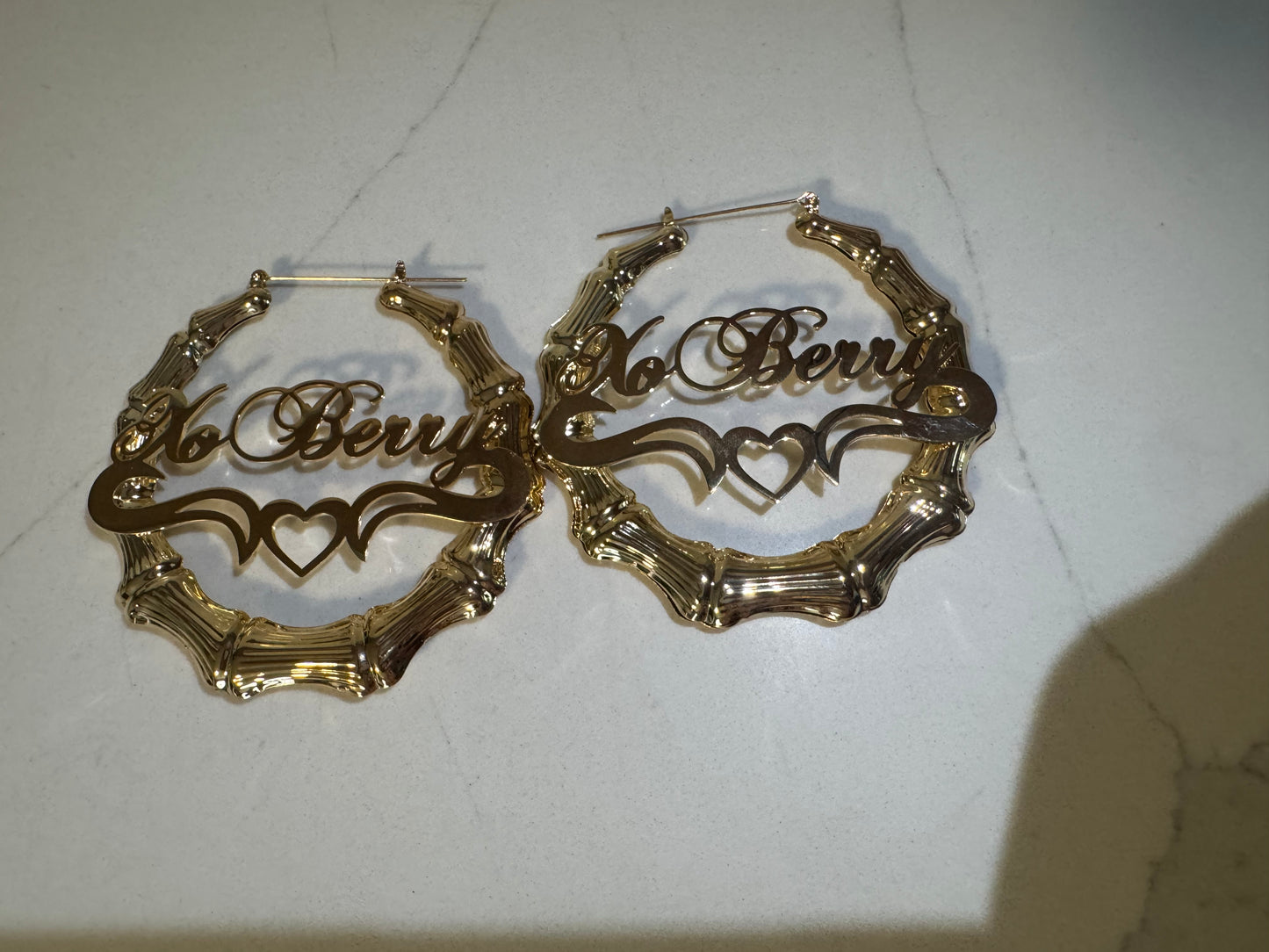 Custom Bamboo Earrings