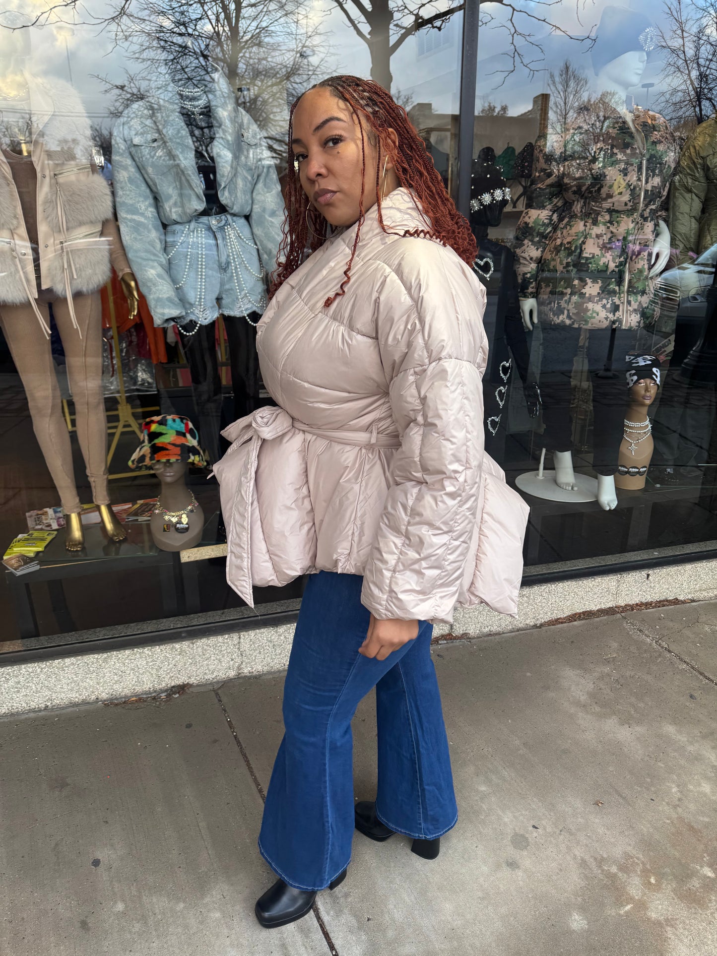 The “Wheres My Waist puffer coat